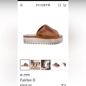 BED STU Fairlee 11 Wedge Sandals 
Size 7M
